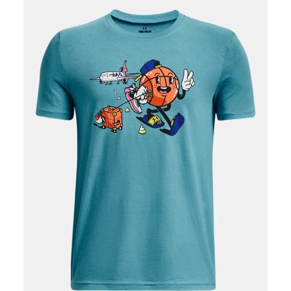 Under Armour Boys' UA Basketball Jet Short Sleeve Tee | Size Large
